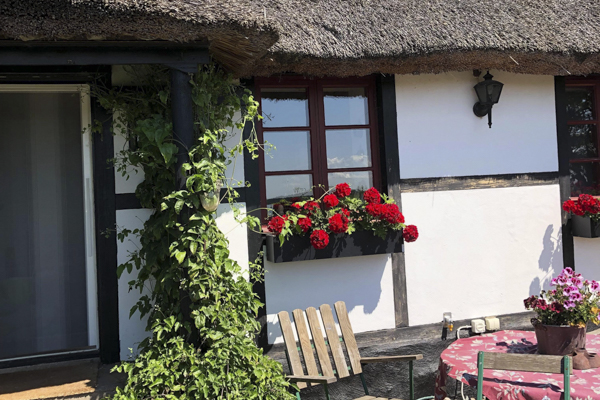 Blomlåda svart B=20cm